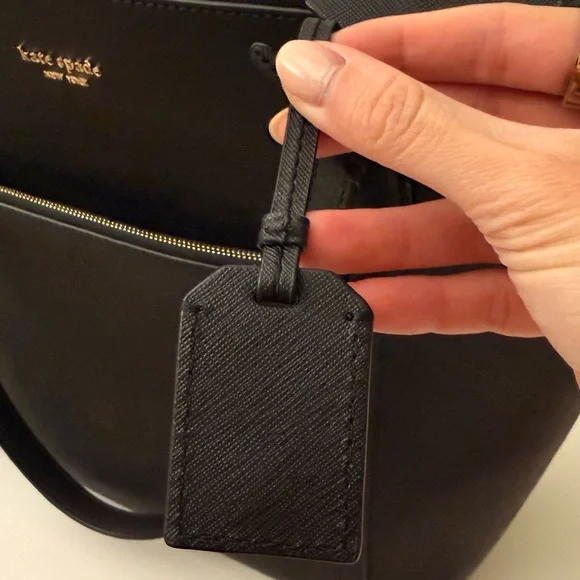 Kate Spade Black Leather Tote bag - Picture 5 of 6